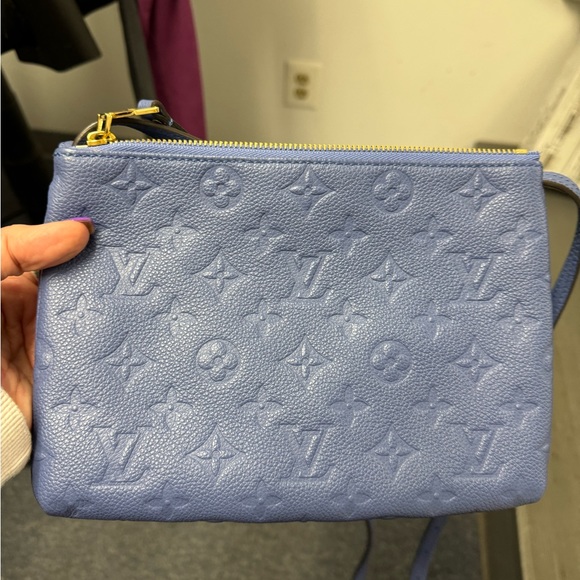 Authentic Louis Vuitton Monogram Empreinte Twice leather crossbody purse - Picture 2 of 11